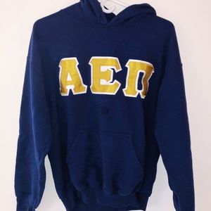Vintage Navy Frat Hoodie
